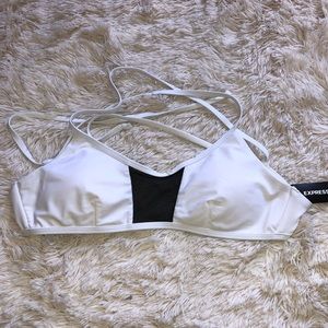Express X-Cross Tie Bikini Top Sz M